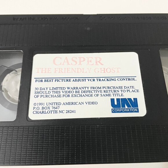 Vth 90s Casper The Friendly Ghost In Boo Moon VHS - Picture 12 of 13
